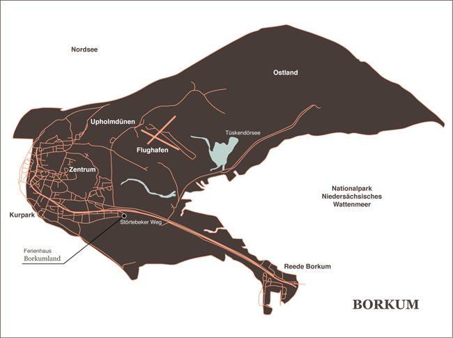 Borkum-Karte
